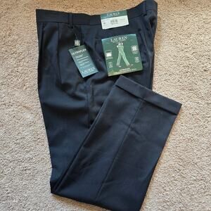 Lauren Ralph Lauren Pants Men's 38x30 NWT Black Ultra Flex High Performance Wool